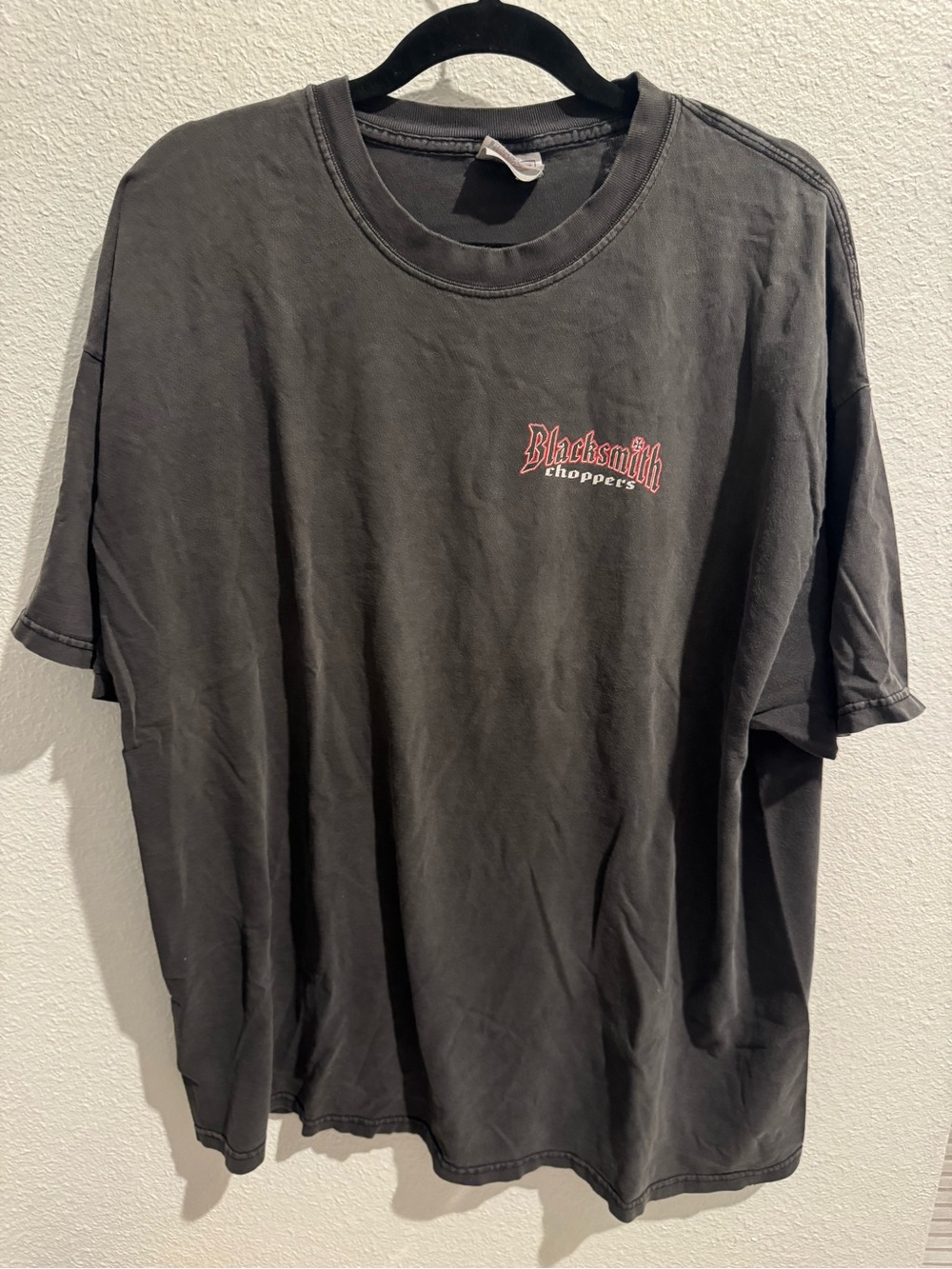 Dark Gray Graphic Crewneck T‑Shirt